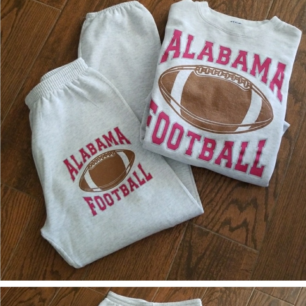 ISO —- Alabama Football Gray Sweatshirt and Sweatpants Set